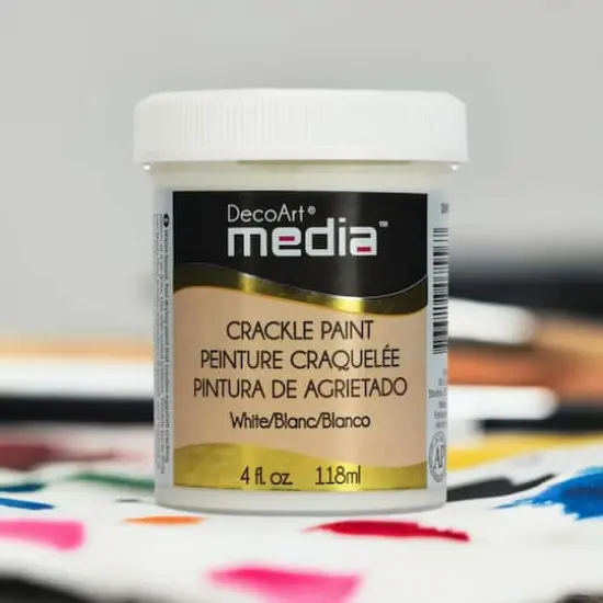 DecoArt&reg; Media&trade; White Crackle Paint {1}