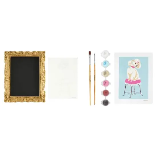 Poodle Paint-by-Number Framed Mini Kit by Artist's Loft&reg; {3}