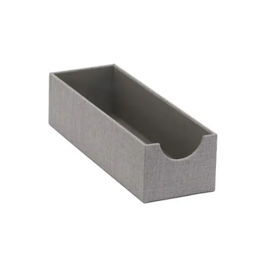 Household Essentials 12" Narrow Accessory Organizer Tray Gray {1}