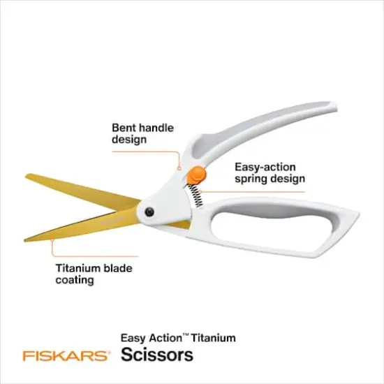 Fiskars&reg; Easy Action&trade; No.8 Titanium Scissors {4}