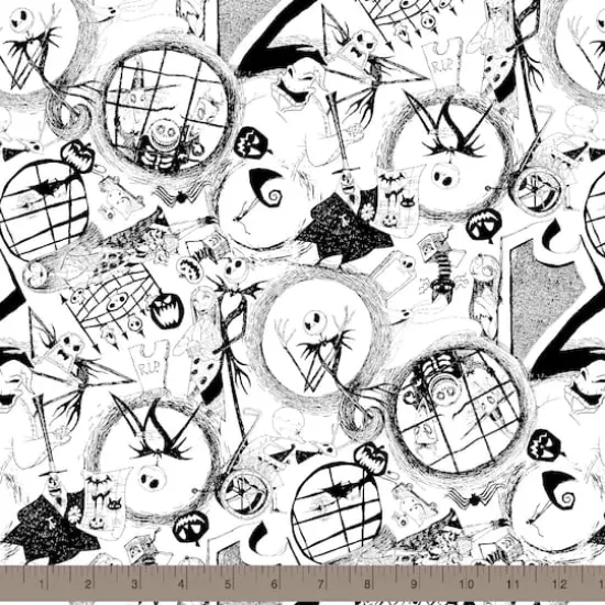 Disney&reg; The Nightmare Before Christmas Tossed World Cotton Fabric  {3}