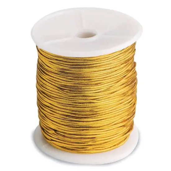 S&S&reg; Worldwide 1mm Gold Elastic Cord {1}