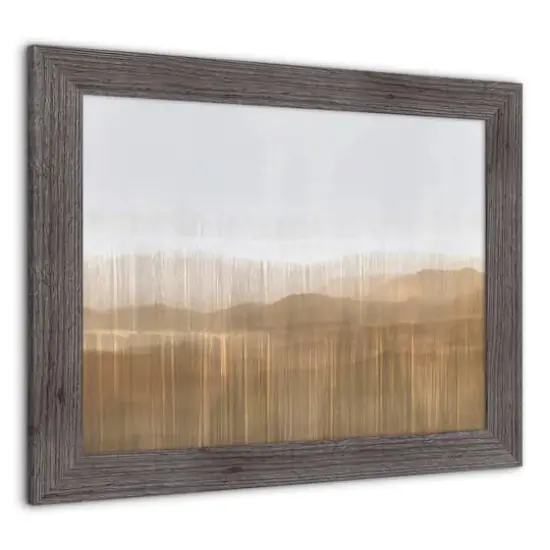 Abstract Landscape Western Gray Framed Print {3}