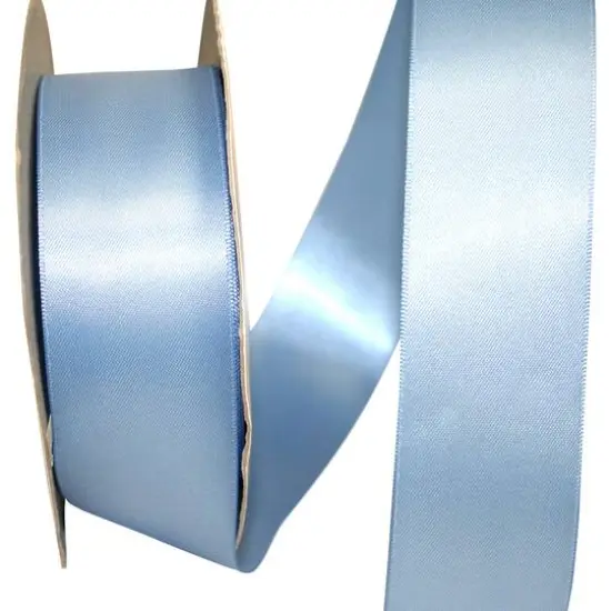 JAM Paper 1.5"x 50yd. Double Face Satin Ribbon Royal Blue {2}