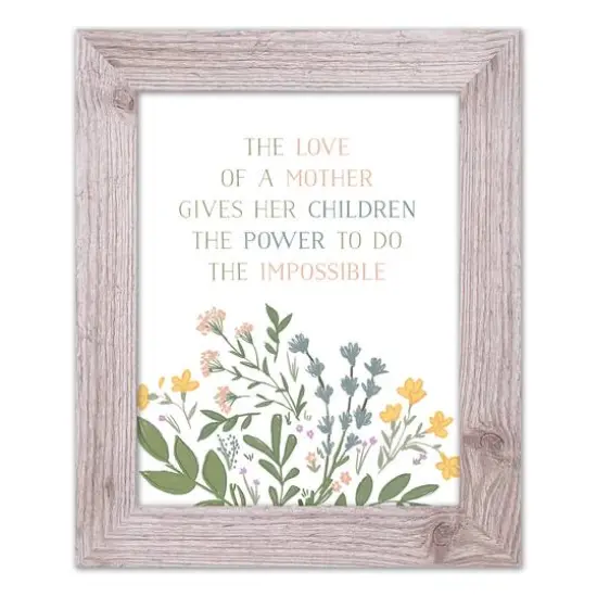 The Power to Do the Impossible Western Framed Print White {1}