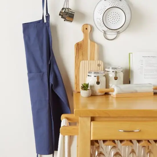 DII&reg; Chino Chef Apron French Blue {8}