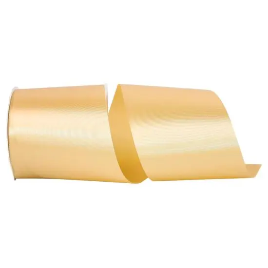 JAM Paper 4" x 50yd. Satin Allure Single Face Ribbon Raw Silk {1}