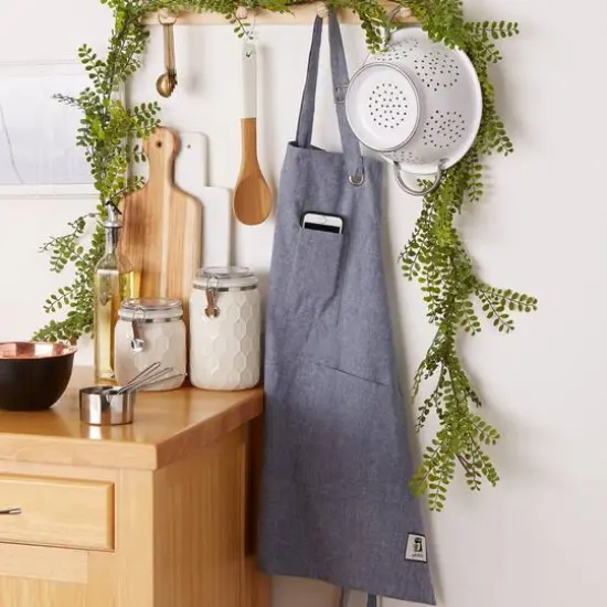 DII&reg; Navy Chambray Pantry Apron {6}
