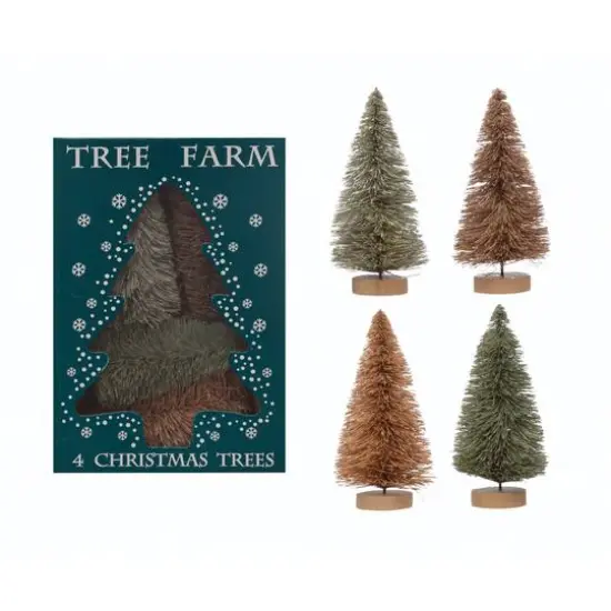 Hello Honey&reg; Multicolor Tree Farm Christmas Tree Set {1}