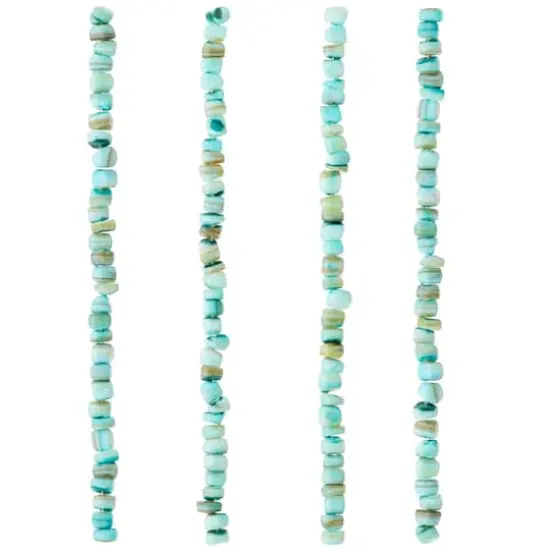 Aqua Shell Chip Beads, 5mm by Bead Landing&trade; {4}
