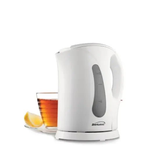Brentwood White 1L BPA-Free Cordless Electric Kettle {7}