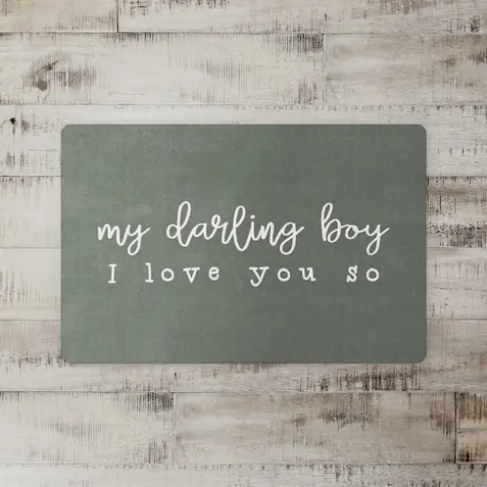 18" x 27" Darling Boy I Love You So Floor Mat {3}