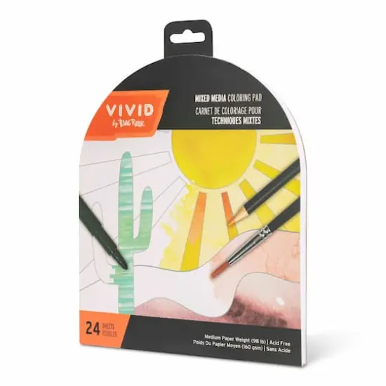 VIVID by Brea Reese&reg; Boho Mixed Media Coloring Pad {8}