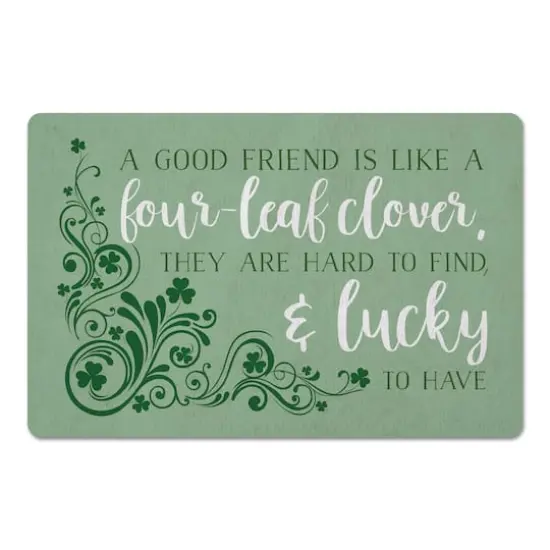 Good Friends are Lucky to Have Floor Mat {1}
