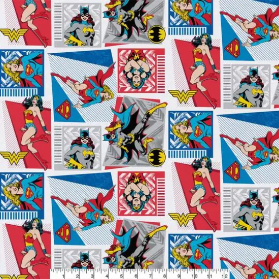 Camelot Fabrics DC Comics Heroines Cotton Bundle, 4ct. {6}