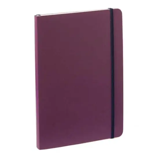 Fabrian&reg; EcoQua Plus A5 Lined Stitch-Bound Notebook Wine {4}