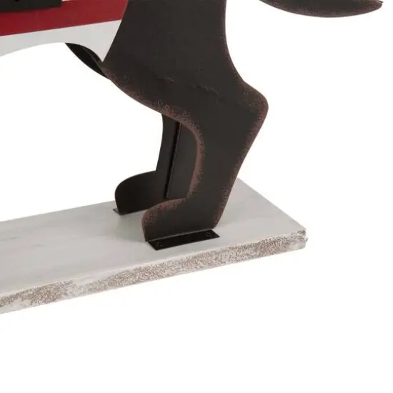 Glitzhome&reg; 24.5" Patriotic Double-Sided HOME/WELCOME Dachshund D&eacute;cor {8}