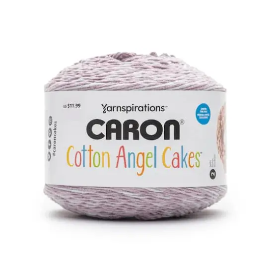 Caron&reg; Cotton Angel Cakes&trade; Yarn, Elderberry Lilac {1}