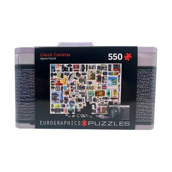 Classic Cameras Collectible Shaped Tin Puzzle: 550 Pcs {6}