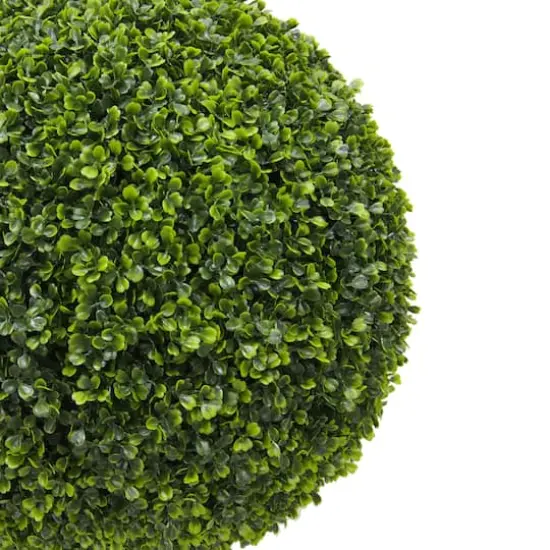 24" Artificial Green Boxwood Ball {4}