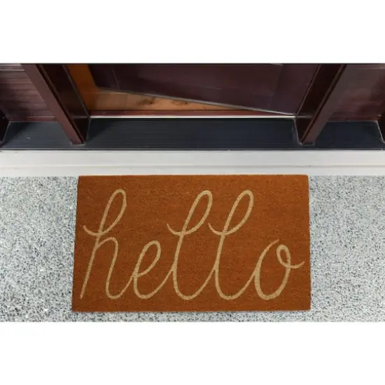 DII&reg; Hello Doormat Pumpkin Spice {4}