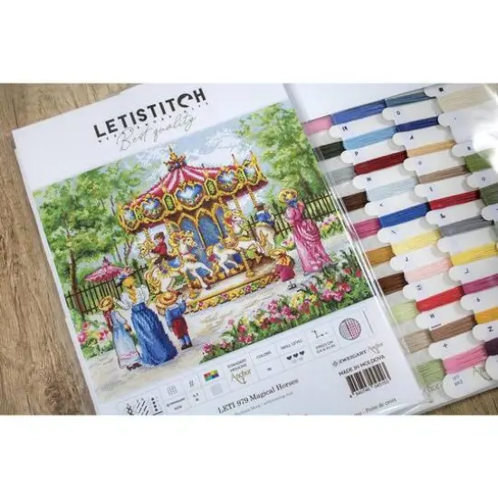 Letistitch Magical Horses Counted Cross Stitch Kit {4}
