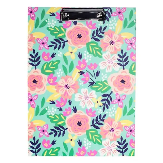 Steel Mill & Co.&reg; Mint Floral Clipboard {1}