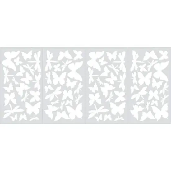 RoomMates Butterflies & Dragonflies Glow In The Dark Peel & Stick Wall Decals {1}