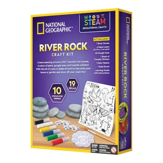 National Geographic&trade; River Rock Craft Kit {6}