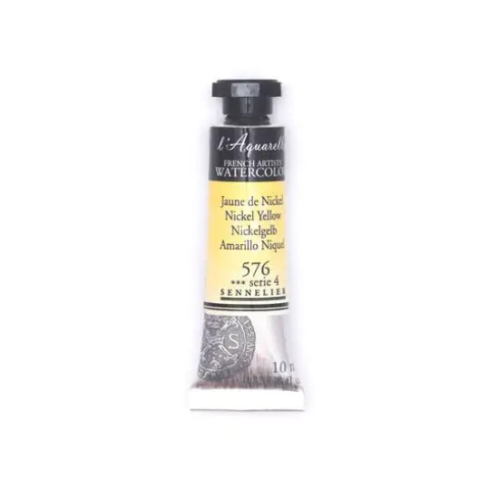 Sennelier French Artists' Watercolor, 10mL 576 Nickel Yellow S4 {1}