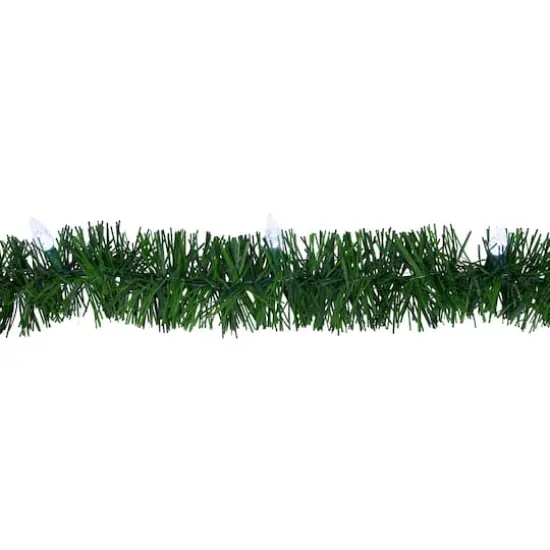 18ft. Faceted LED Artificial Christmas Foliage Garland {4}