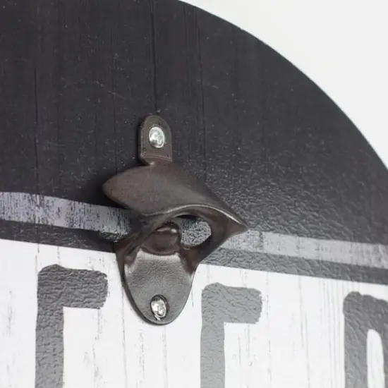 14" Vintage-Inspired 'B-E-E-R' Bottle Opener & Cap Catcher {4}