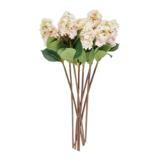 34.5" Pink Hydrangea Artificial Flower Stem, 8ct. {7}