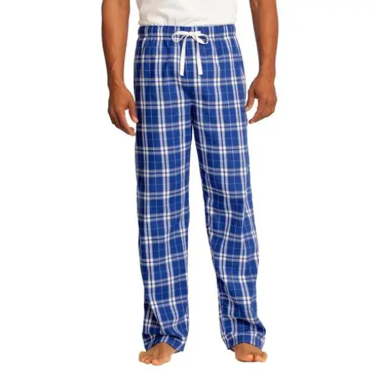 District&reg; Men's Flannel Plaid Pant Deep Royal {4}