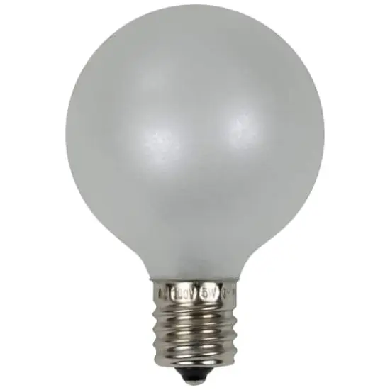 Pearl White G50 Globe Replacement Bulbs, 10ct. {4}