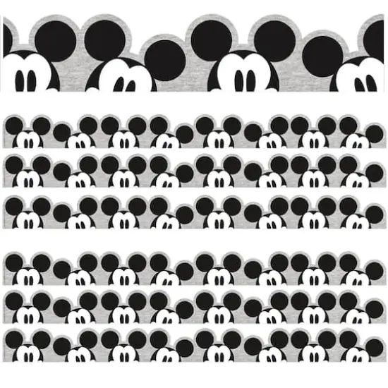 Eureka Mickey Mouse&reg; Throwback Peeking Mickeys Extra Wide Deco Trim&reg; Set {1}
