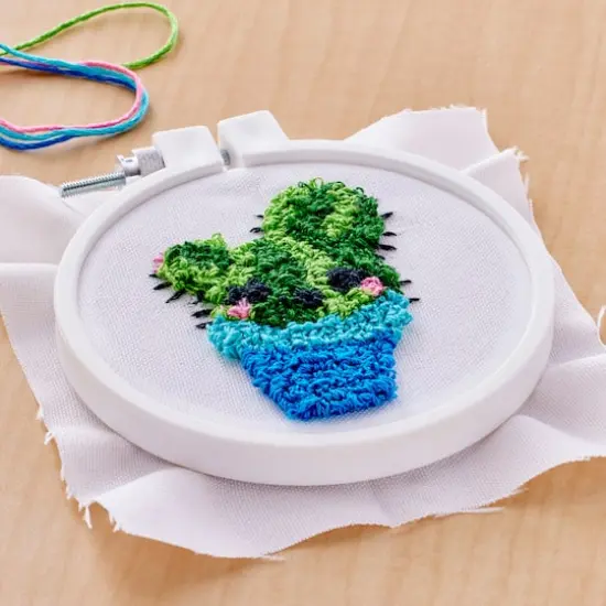 Cactus Punch Needle Kit by Loops & Threads&trade; {3}