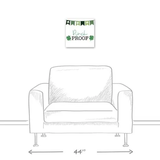 Pinch Proof Banner 12" x 12" Canvas Wall Art {6}