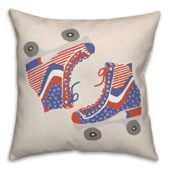American Roller Skates Indoor/Outdoor Pillow {1}