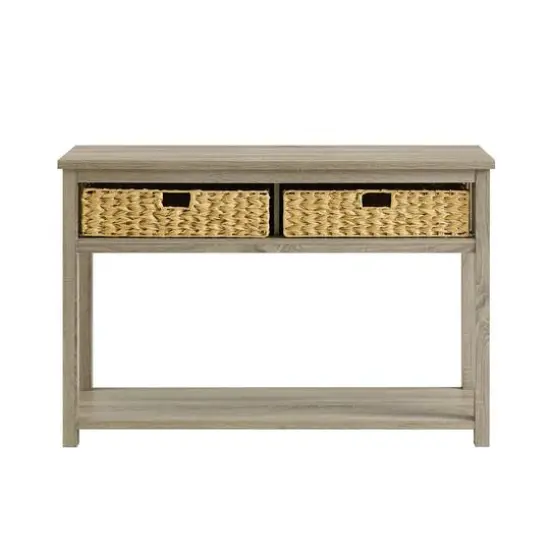 Walker Edison Driftwood Mission Storage Entry Table {6}