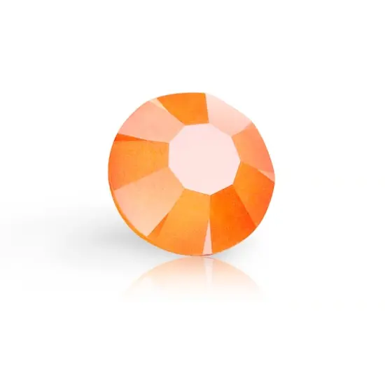 Preciosa MAXIMA SS10 Czech Crystal Flat Back Rhinestones, 144ct. Neon Orange {4}