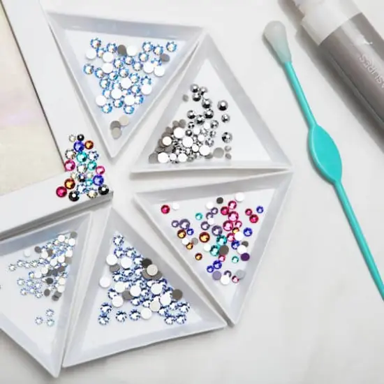 SS20 Round Flatback Austrian Crystals by Bead Landing&trade;, 45ct. Light Sapphire Shimmer {3}