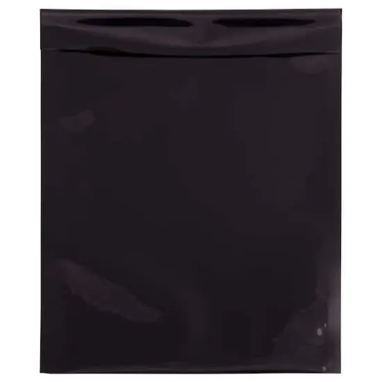 JAM Paper 6.25" x 7.875" Black Foil Open End Envelopes, 25ct. {5}