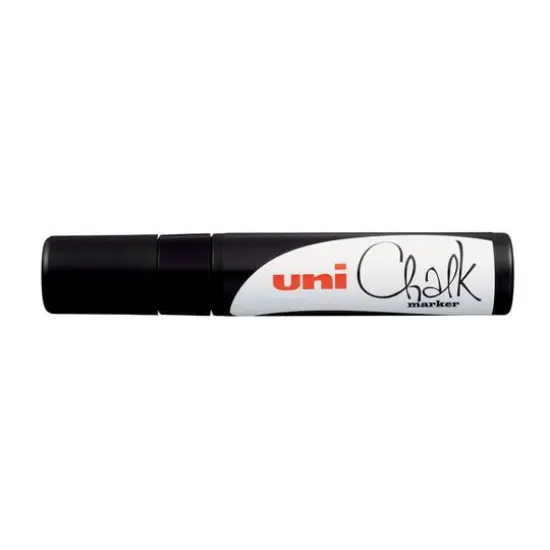 Uni-Ball&reg; PWE-17K Extra Broad Uni Chalk Marker Black {4}
