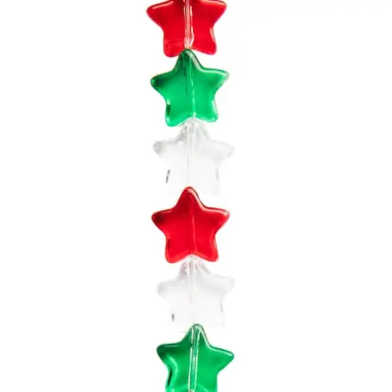 Christmas Glass Star Beads, 10mm by Bead Landing&trade; {1}
