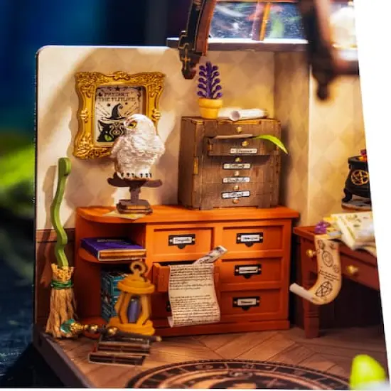 Rolife&reg; The Magic Study DIY Miniature House Kit {5}
