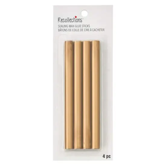 Sealing Wax Glue Sticks, 4ct. by Recollections&trade; Gold {4}