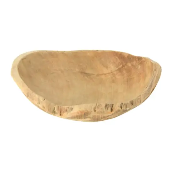 Hello Honey&reg; 4" Assorted Small Teak Wood Bowl {3}