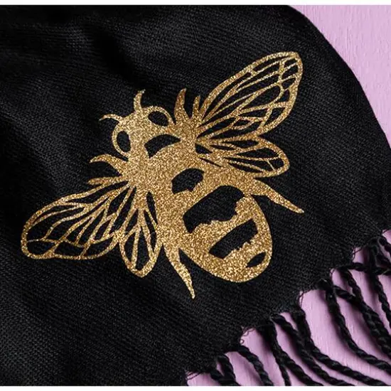 Cricut&reg; 12" x 5ft. Glitter Iron-On Gold {6}