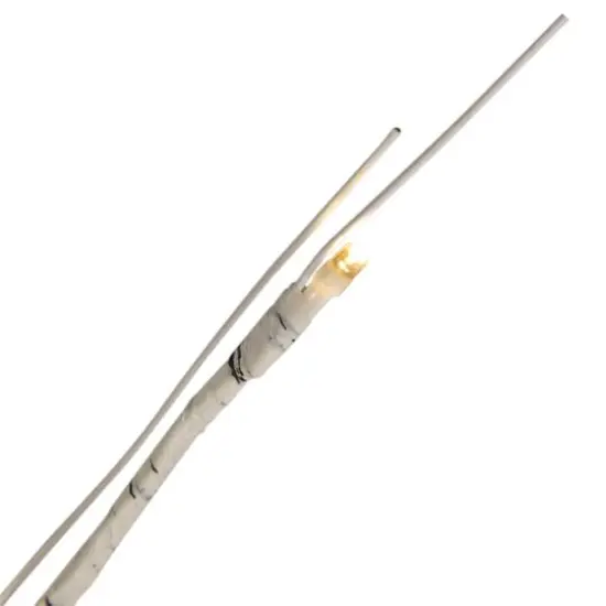 6ft. Pre-Lit White Twig Artificial Christmas Tree, Warm White LED Lights {7}